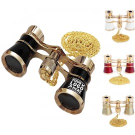 Promotional Theater Binoculars with Metal Chain Classic Design and Convenience  Promotional Theater Binoculars with Metal Chain Classic Design and Convenience