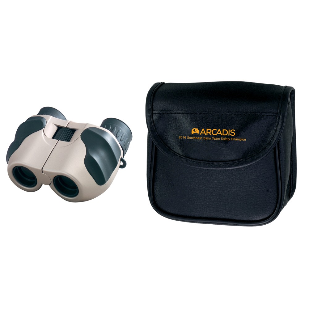 Binolux Compact Zoom Binocular Logo Branded Binolux Compact Zoom Binocular Logo Branded