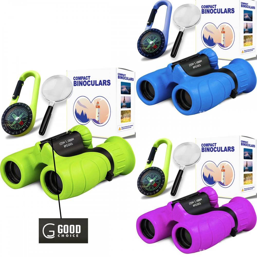 8X21 Kids Binoculars Set Custom Imprinted 8X21 Kids Binoculars Set Custom Imprinted