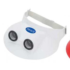 Sun Visor w/ Built-In Binoculars with Logo