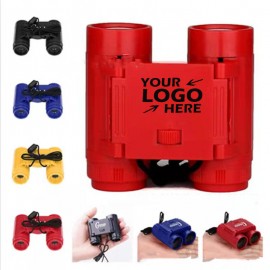 Logo Branded Plastic Binocular Telescope Toys For Children Kids