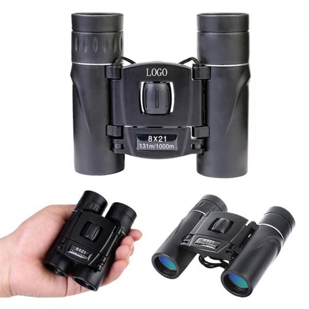 Logo Branded Portable Pocket Foldable Binoculars Logo Branded Portable Pocket Foldable Binoculars