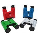 Logo Branded 3"x1-1/2"x1-1/2" Mini Binoculars- available in Red, Blue, Green or White 4 x 28mm Gift Boxed