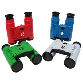 Logo Branded 3"x1-1/2"x1-1/2" Mini Binoculars- available in Red, Blue, Green or White 4 x 28mm Gift Boxed