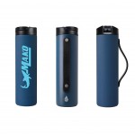 Custom Elemental 20oz. Sport Iconic Stainless Steel Water Bottle w/ Drinking Spout and Straw
