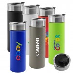 Personalized 18 Oz. Newport Double Wall Stainless Steel Vacuum Insulated Canteen (Black)