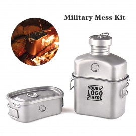 Personalized Titanium Canteen Military Mess Kit
