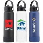 Customized Concord 27oz Double Wall Stainless Steel Vacuum Insulated Bottle (White)