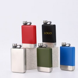 Custom Stainless Steel Hip Canteen 9 OZ  Custom Stainless Steel Hip Canteen 9 OZ
