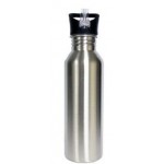 Custom 25 Oz. Stainless Steel Wide Mouth Water Bottle w/ clear Sip Spout