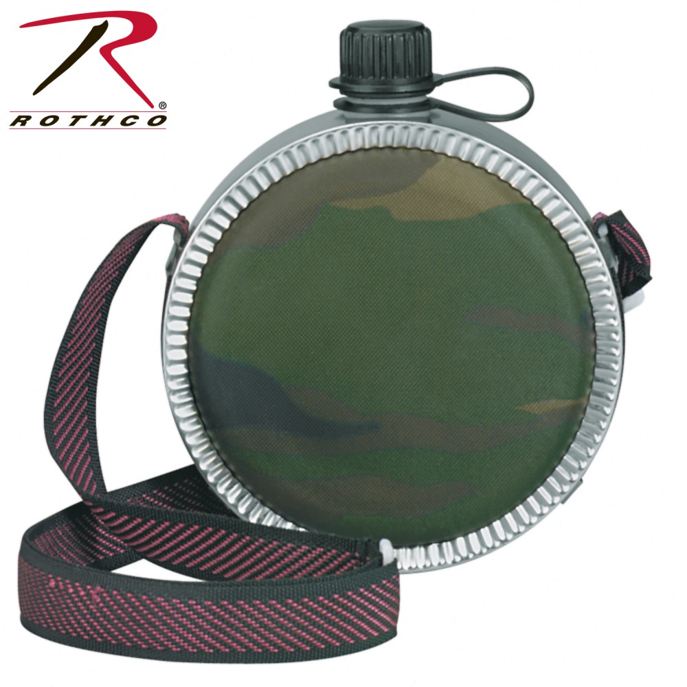 Logo Printed Mini Camouflage Desert Canteen Logo Printed Mini Camouflage Desert Canteen
