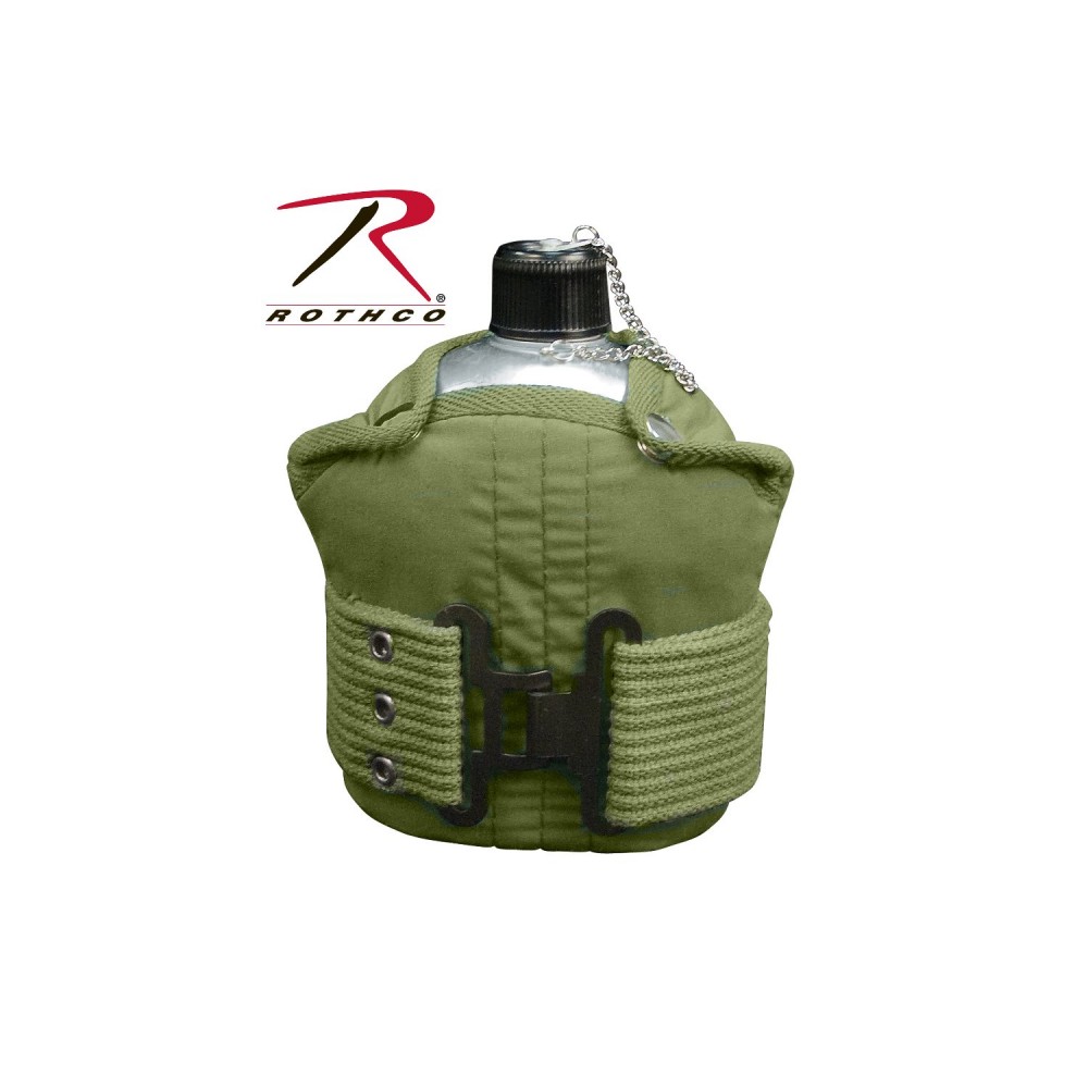 Aluminum 1 Qt. Canteen & Pistol Belt Kit Custom Branded Aluminum 1 Qt. Canteen & Pistol Belt Kit Custom Branded