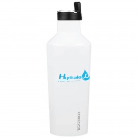 20 Oz. Corkcicle Sport Canteen with Straw with Logo