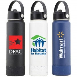 Concord 27oz Double Wall Stainless Steel Vacuum Insulated Bottle (Blue) with Logo