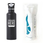 Personalized Elemental 25oz. Sport Stainless Steel Water Bottle - Vacuum Insulated Canteen
