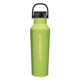 CORKCICLE Sport Canteen Soft Touch- 20 Oz. - Citron with Logo
