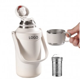 Logo Branded Vacuum Insulated Handle Kettle