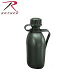 Genuine G.I. 3 Piece Olive Drab 1 Qt. Canteen w/Clip Logo Printed