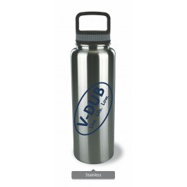 32 Oz. Double Wall Growler Canteen with Logo  32 Oz. Double Wall Growler Canteen with Logo