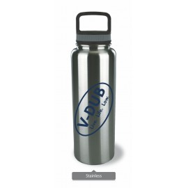 32 Oz. Double Wall Growler Canteen with Logo