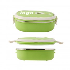 Logo Branded Single Layer Lunch Box