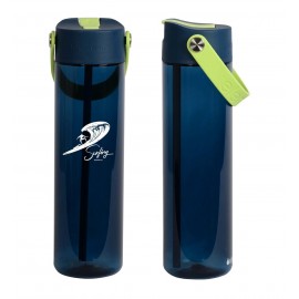Customized Elemental Splash 26oz Tritan Water Bottle - with Drinking Spout and Straw  Customized Elemental Splash 26oz Tritan Water Bottle - with Drinking Spout and Straw