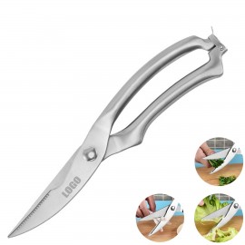 Customized Curved Blade Stainless Steel Kitchen Scissors