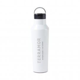 Custom CORKCICLE Sport Canteen - 20 Oz. - White  Custom CORKCICLE Sport Canteen - 20 Oz. - White