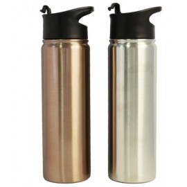 Custom 24 Oz. Stainless Steel Vacuum Insulated bottle with Flip Closure