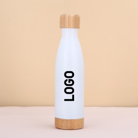 Bamboo Cola Bottle 17 oz with Logo