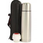 16 Oz. Slim Vacuum Thermal Bottle w/ Pouch with Logo