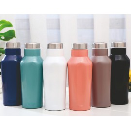 Promotional Double Walled Indented Stainless Steel Water Bottle  Promotional Double Walled Indented Stainless Steel Water Bottle