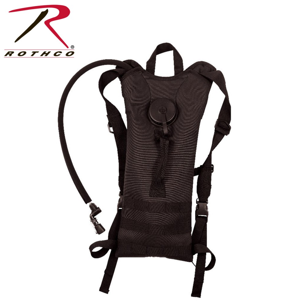 Custom Branded M.O.L.L.E. 3 Liter Black Backstrap Hydration System Custom Branded M.O.L.L.E. 3 Liter Black Backstrap Hydration System