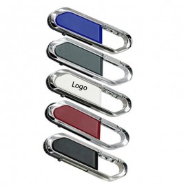 Metal Carabiners Waterproof USB Flash Drive with Logo