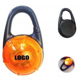 LED Safety Light For Pets Push Button Activation With Carabiner with Logo  LED Safety Light For Pets Push Button Activation With Carabiner with Logo