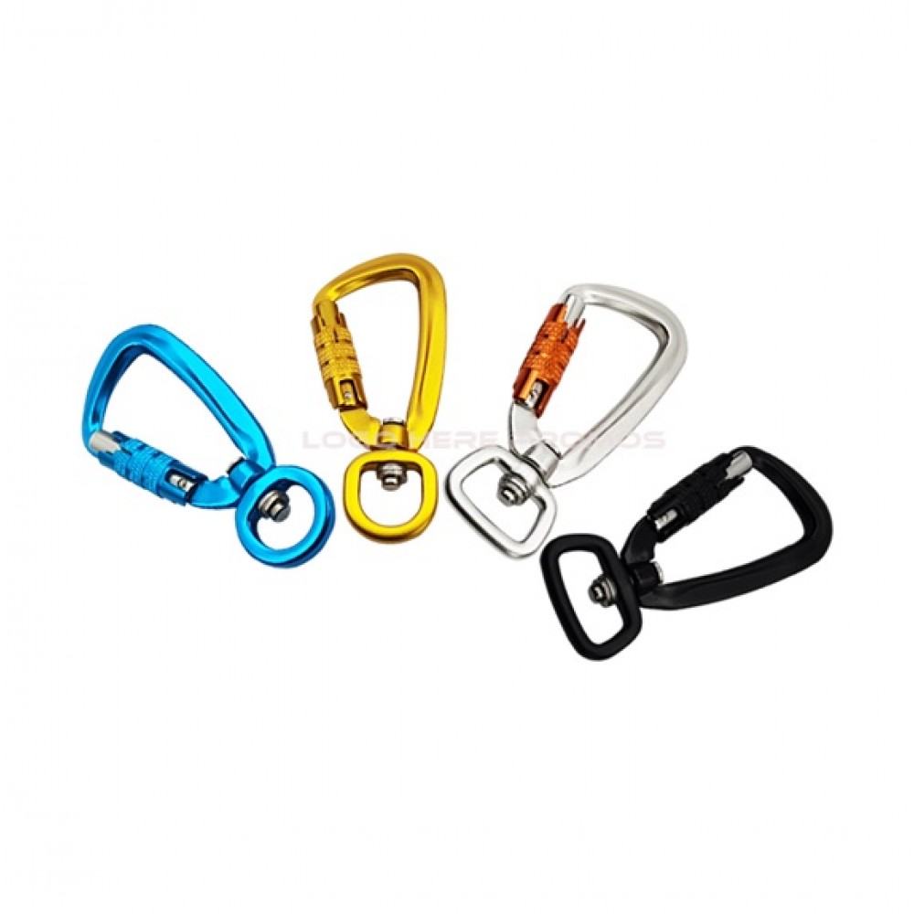 Personalized 360 Rotatable Spinner Carabiner