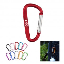 Promotional Sturdy 1/5 lbs D Shape Aluminum Carabiner