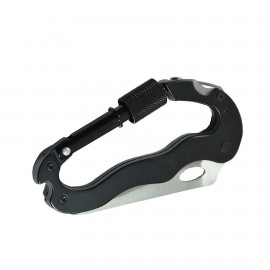 Promotional "Versatile EDC Combo: Compact Carabiner Knife with Built-in Bottle Opener"