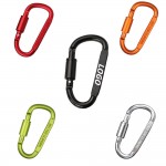 Logo Branded 3" Thickened Design Aluminum Carabiner