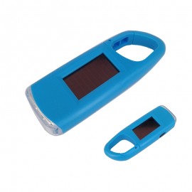 Custom Solar Flashlight W/ Carabiner Hook  Custom Solar Flashlight W/ Carabiner Hook