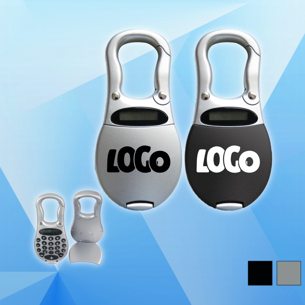 Carabiner Calculator w/Flip Cover with Logo