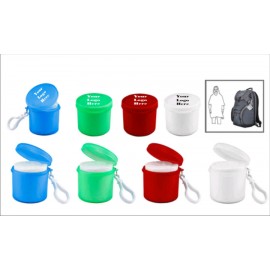 Personalized Rain Poncho with Case and Carabiner Clip includes Full Color  Personalized Rain Poncho with Case and Carabiner Clip includes Full Color