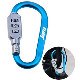 Personalized D-Ring Locking Carabiner Clip