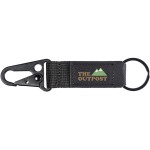 Promotional Full Color Saratoga Strap Carabiner Keychain