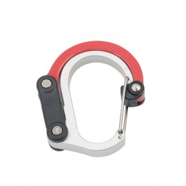 #S High Quality Aluminum Alloy D Shape Easily Hanging Mountaineering Buckle Carabiner with Logo