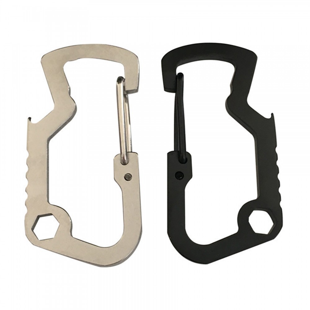 Antimicrobial EDC Door Handle Opener Carabiner Custom Printed Antimicrobial EDC Door Handle Opener Carabiner Custom Printed