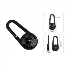 Logo Branded Promotional Colored Carabiner Compass  Logo Branded Promotional Colored Carabiner Compass