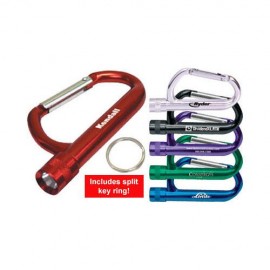Promotional Forged Aluminum Carabiner Flashlight