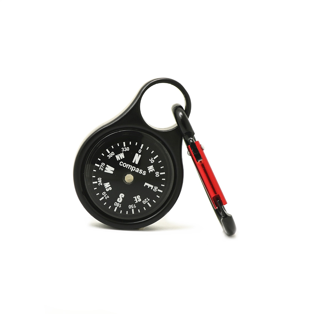 Hiking Compass Carabiner with Logo