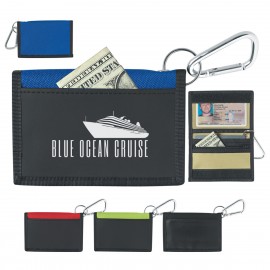 Wallet With Carabiner with Logo  Wallet With Carabiner with Logo